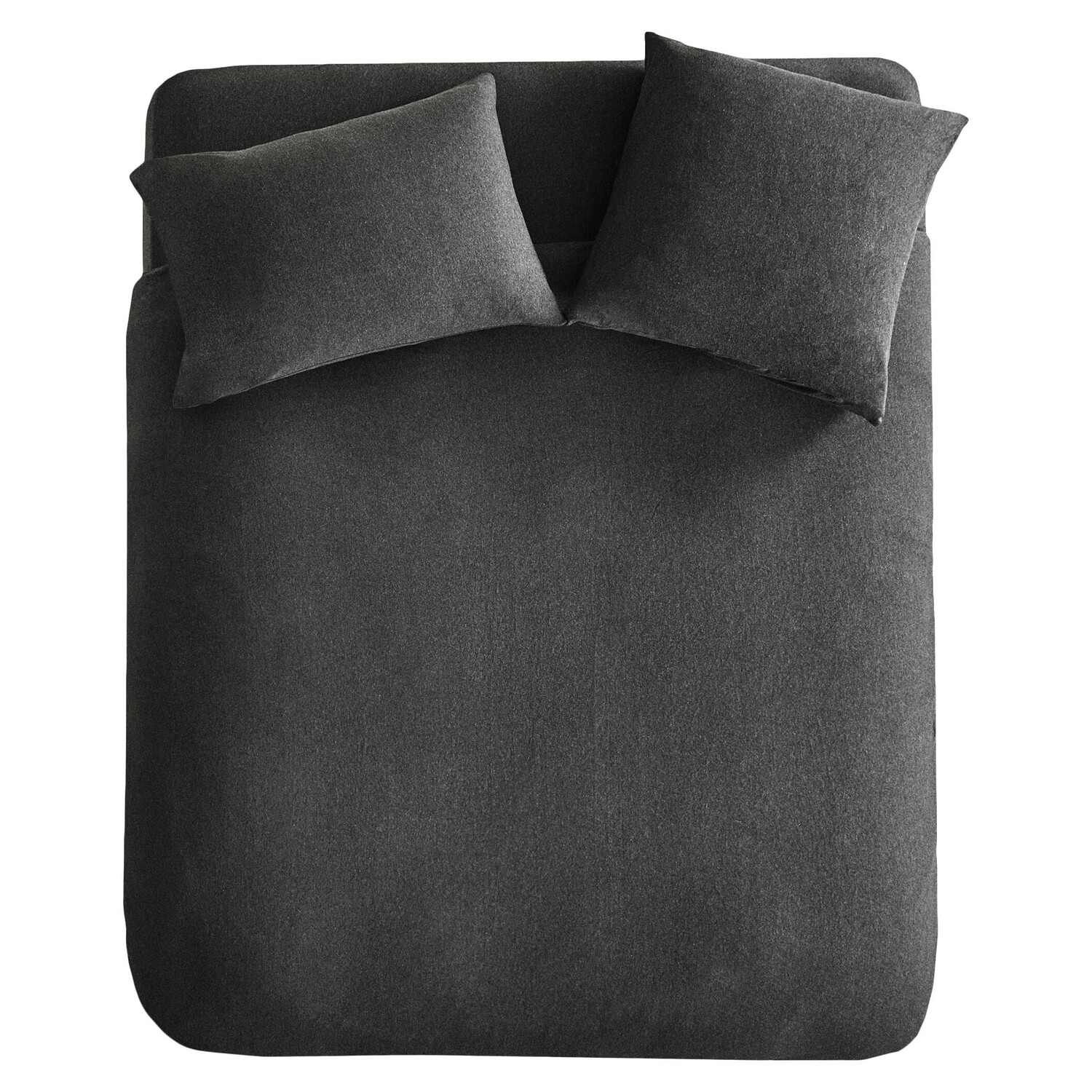 

Пододеяльник Zara Home Cotton Jersey, серый антрацит