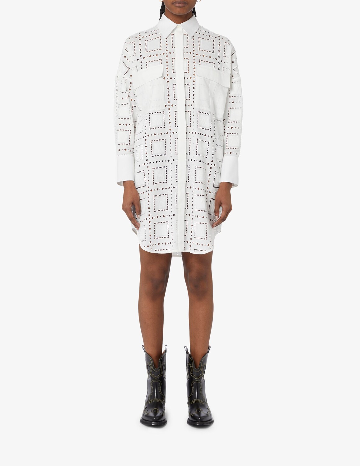 

Мини-платье MSGM, белый