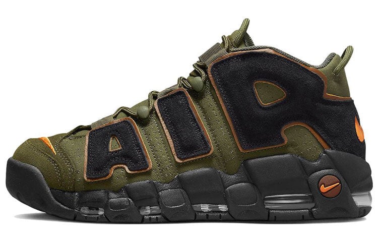 

Кроссовки мужские Nike Air More Uptempo Vintage баскетбольные, зеленый / черный