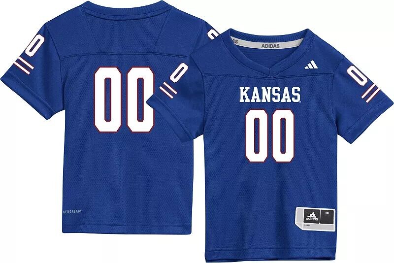 

Синяя реплика футбольной майки Adidas Little Kids Kansas Jayhawks