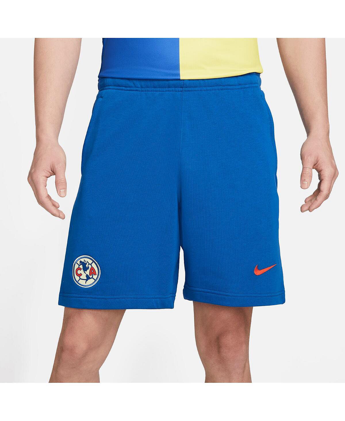 Мужские синие флисовые шорты Club America Nike