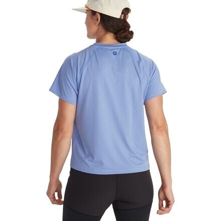 

Футболка Windridge с короткими рукавами женская Marmot, цвет Getaway Blue