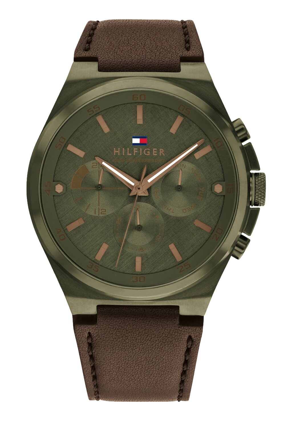 

Хронограф Dexter Tommy Hilfiger, цвет braun olivgrün olivgrün olivgrün