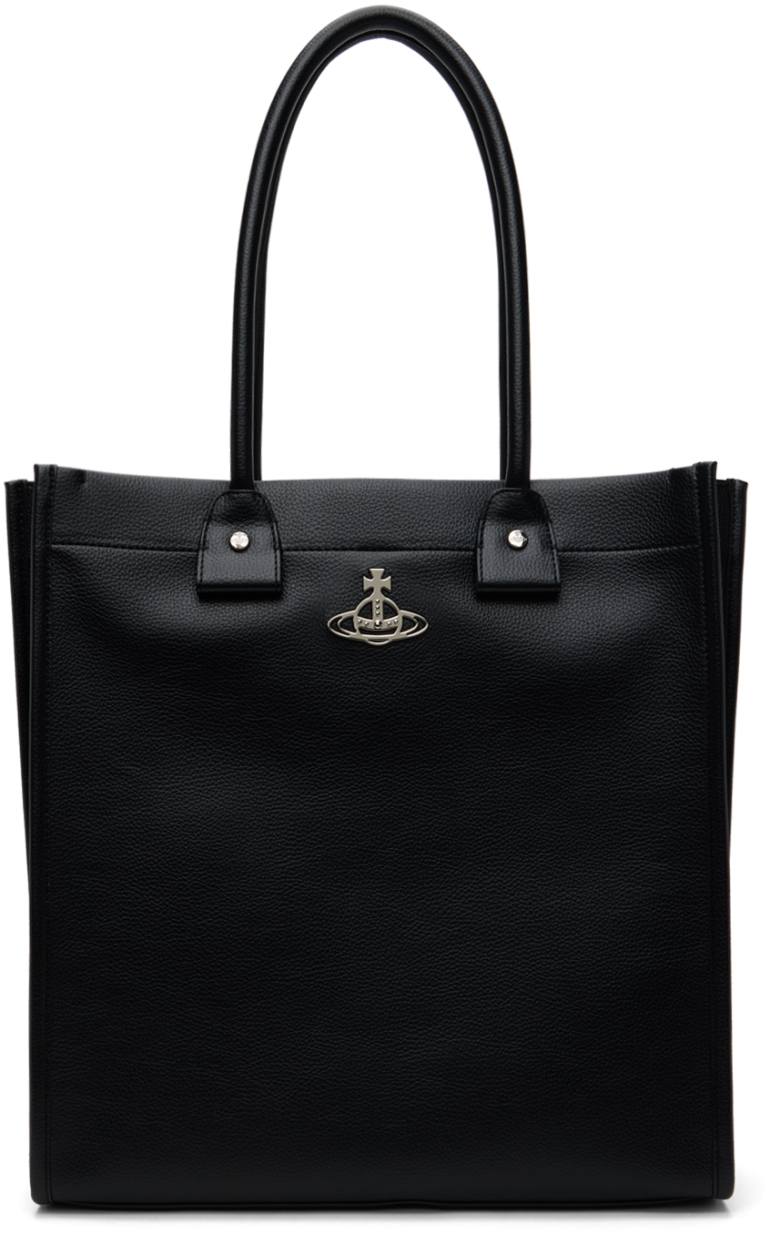 Черная сумка-тоут с плюшевым принтом Vivienne Westwood
