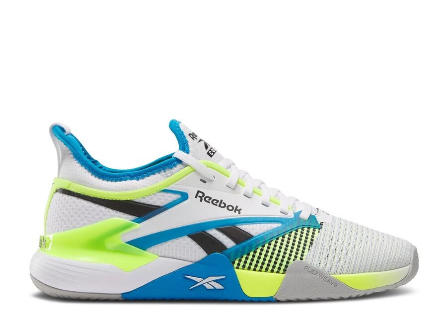

Кроссовки Reebok Nano Court, цвет White Digital Lime Aqua