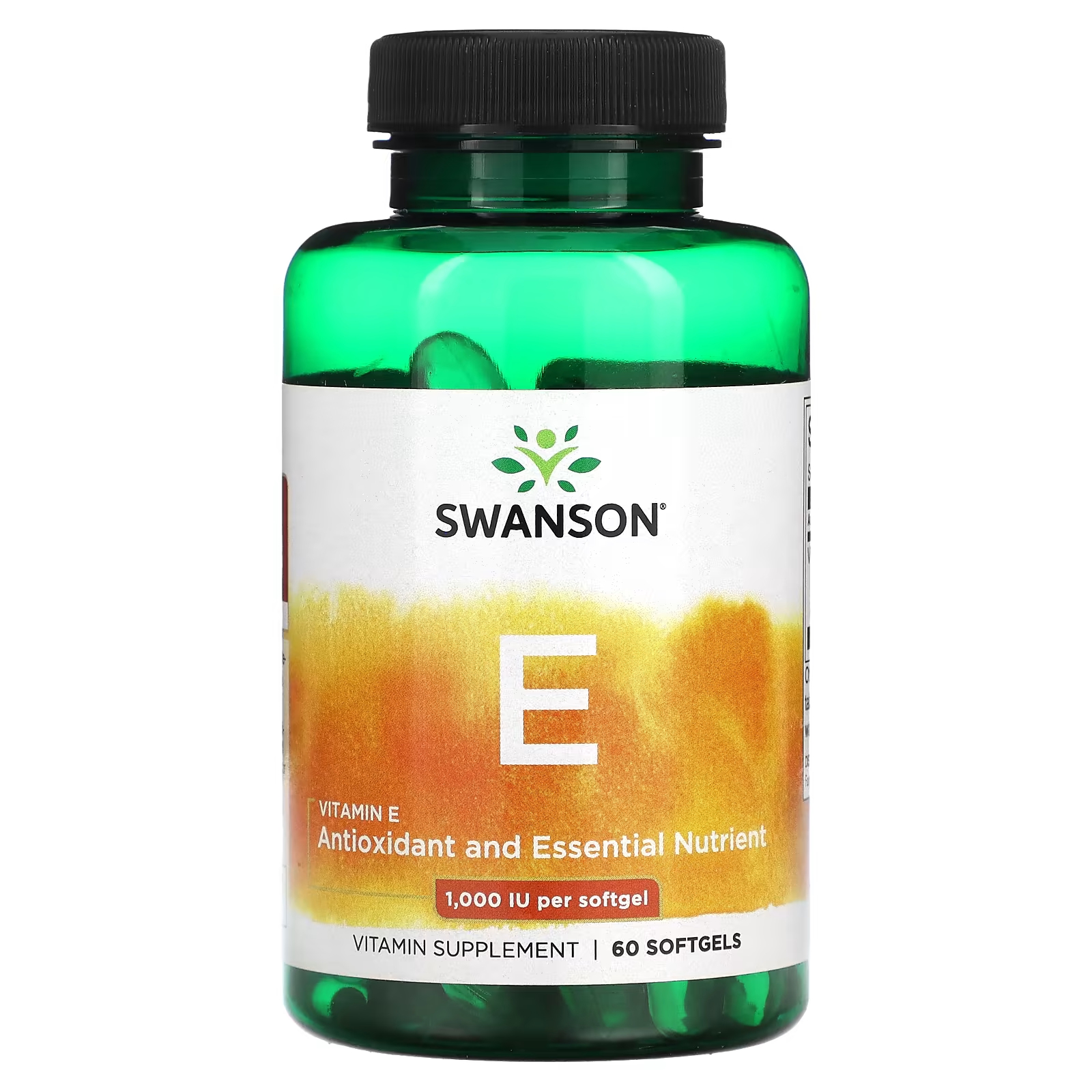 Витамин Е Swanson 1000 МЕ, 60 таблеток витамин е swanson натуральный 1000 ме 100 таблеток