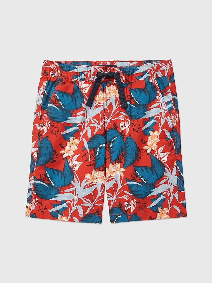 

Детские шорты без застежек с тропическим принтом Tommy Hilfiger