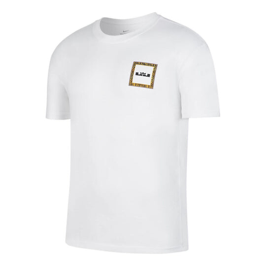

Футболка Nike Back Stripe Pattern Printing Basketball White DQ1882-100, белый