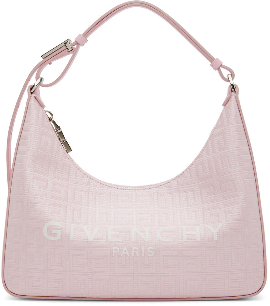 

Маленькая розовая сумка через плечо с вырезами в виде луны Givenchy