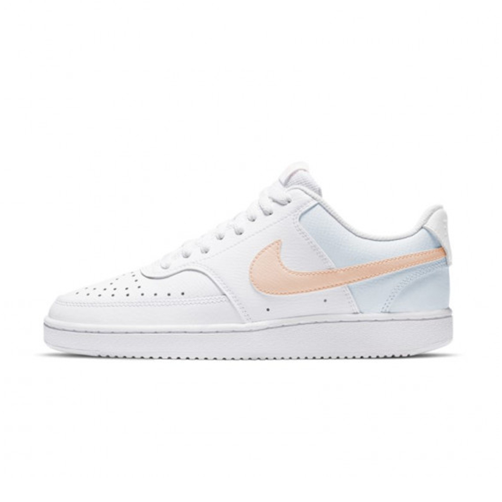 Кроссовки Nike Court Vision Low, коралловый/голубой/белый кроссовки nike court vision low sail university red кремовый