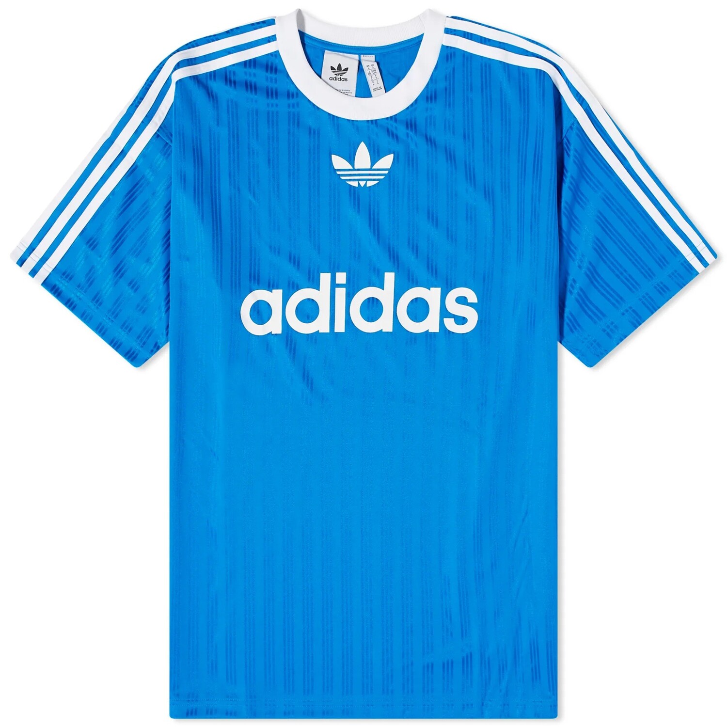 

Футболка Adidas Adicolor Poly, голубой/белый