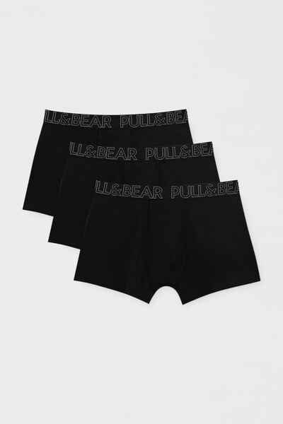 

Комплект из трех боксеров с логотипом PULL&BEAR