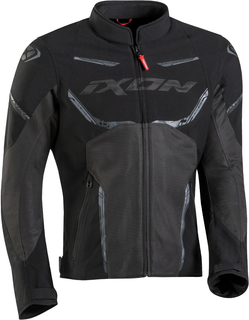Куртка Ixon Striker Air для мотоцикла Текстильная, черно-антрацитовая рамка 3 х антрацитовая 0213235