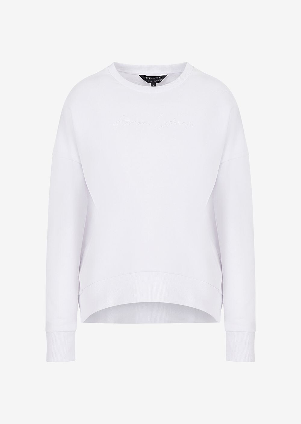 

Толстовка без капюшона Armani Exchange, белый
