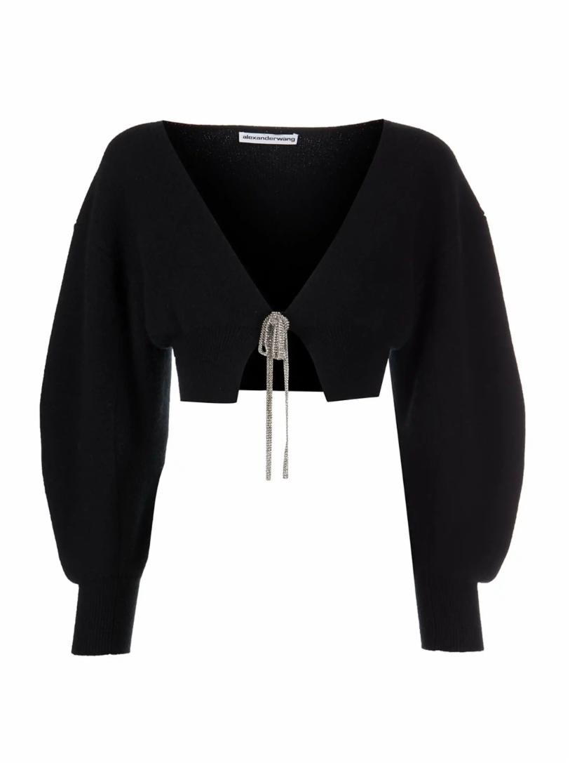 

Укороченный кардиган с кристаллами Alexander Wang