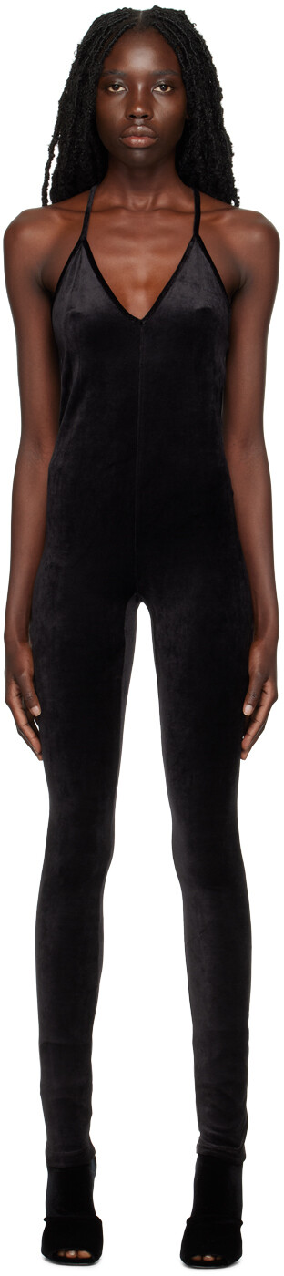 

Черный комбинезон Zephyr Rick Owens Lilies
