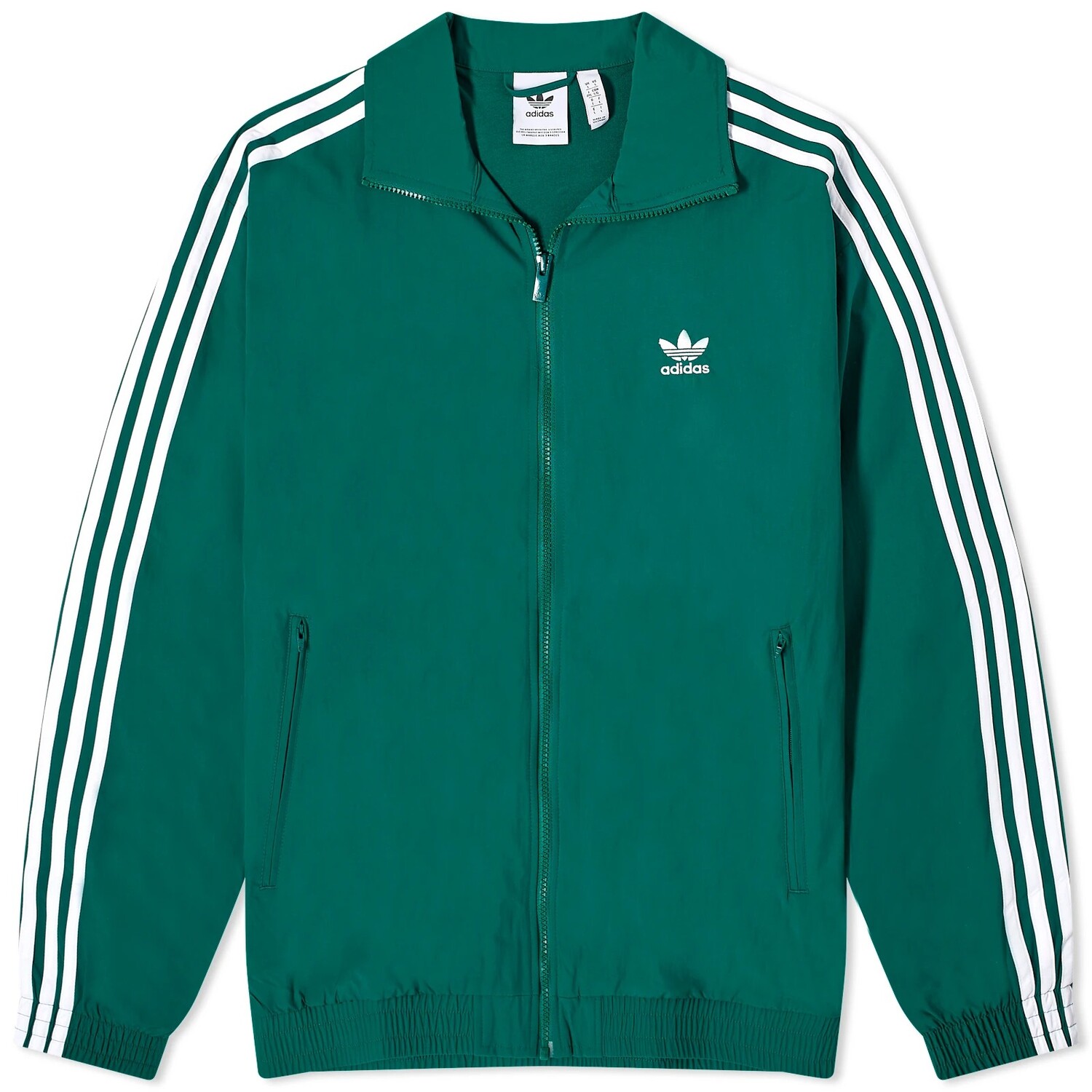 

Толстовка Adidas Woven Firebird Track, зеленый/белый