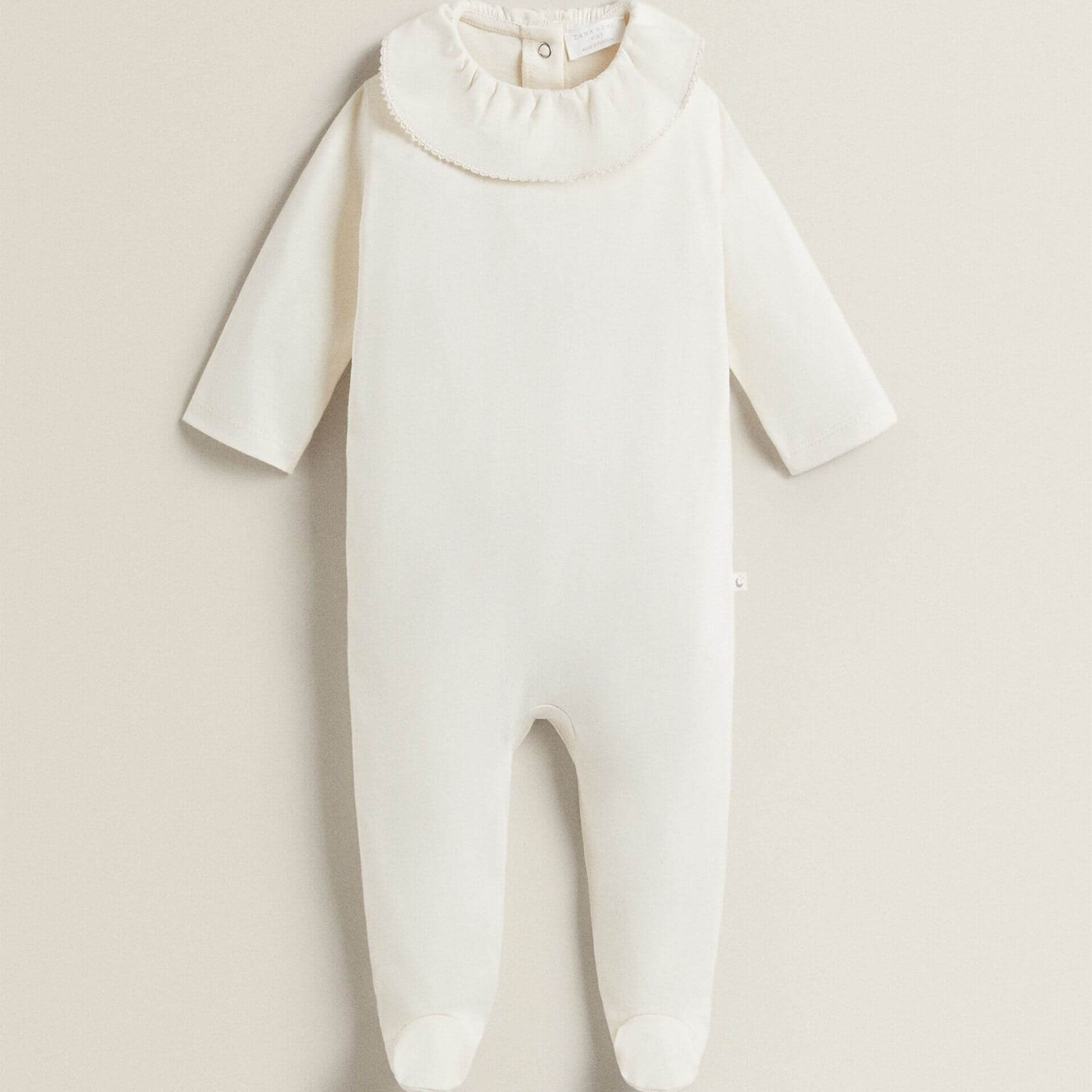 

Комбинезон Zara Home Cotton Jersey With Collar, белый