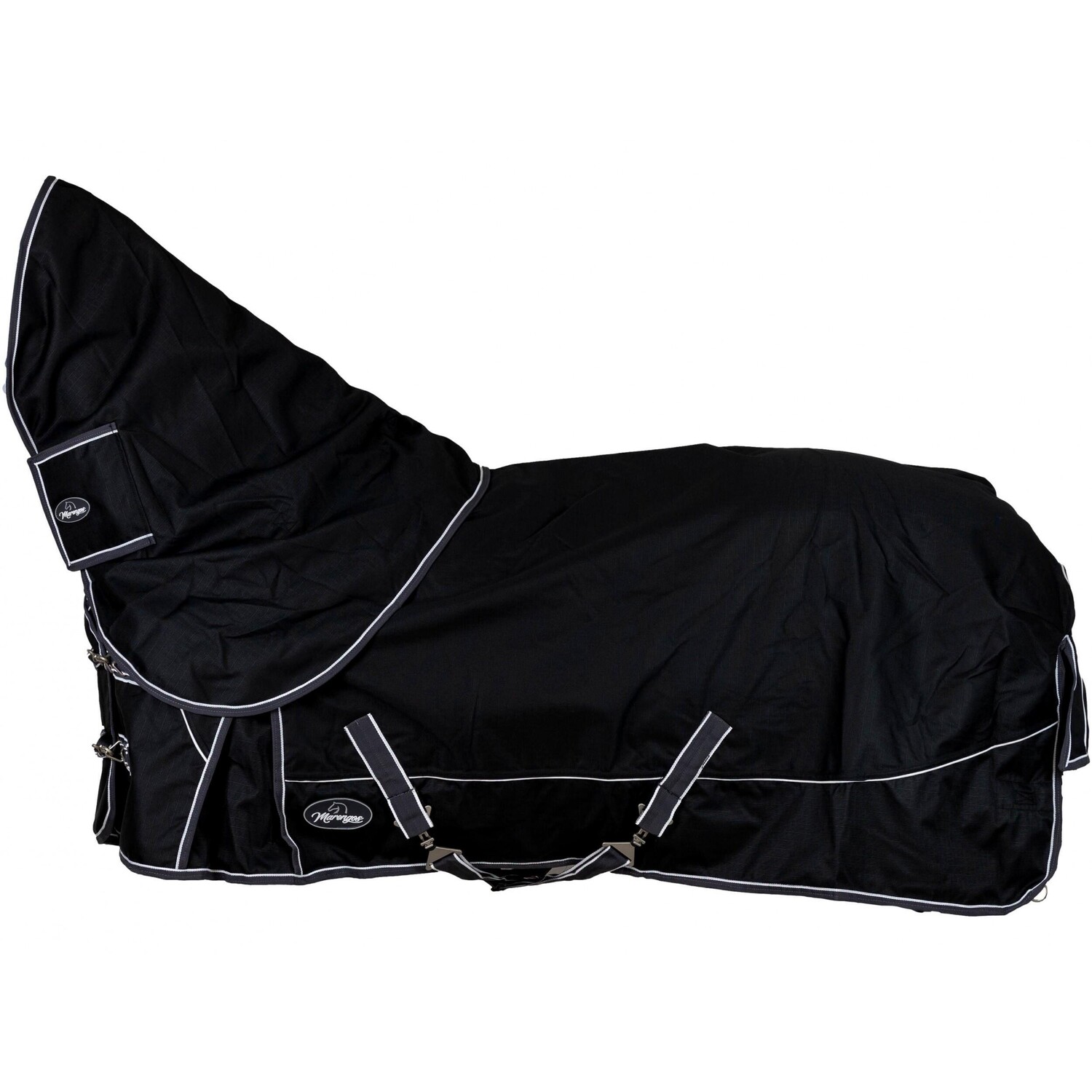 

Попона Marengos 1200D Comfort 200г наполнитель зимняя, черный