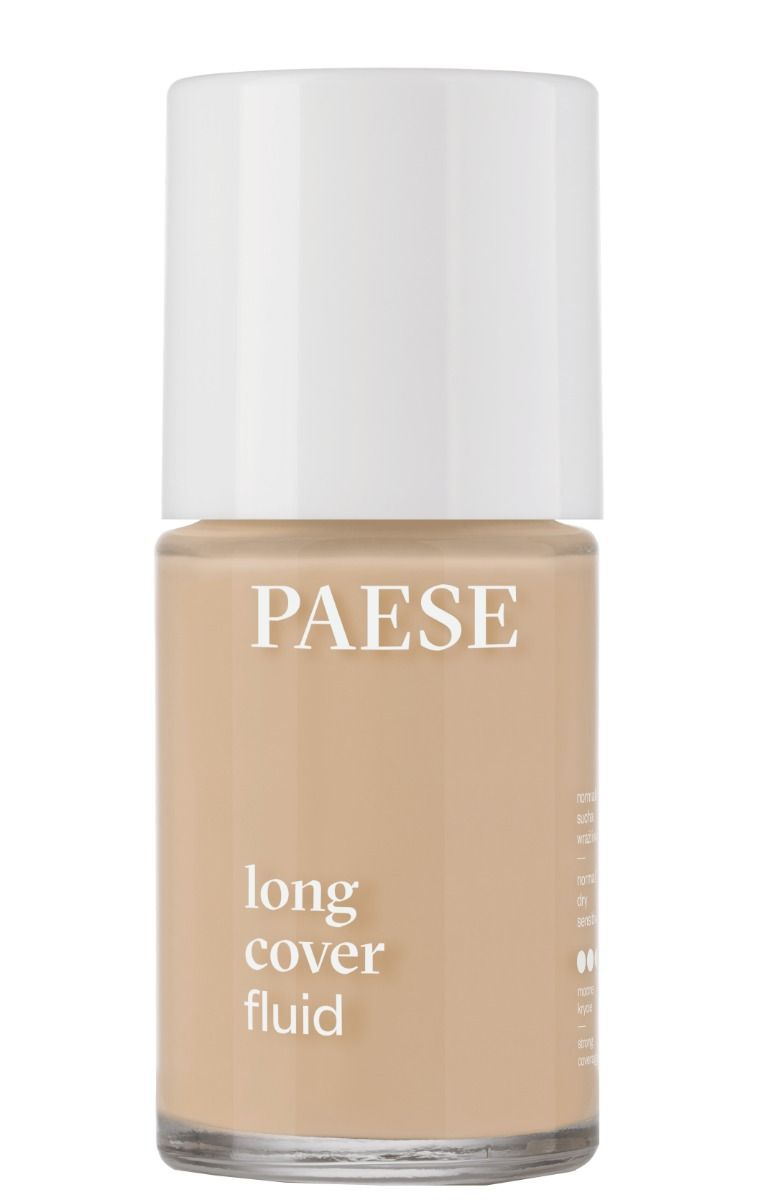 Paese Long Cover Fluid Праймер для лица, 1.75 Piaskowy Beż paese long cover fluid праймер длительного действия 30 мл телесного цвета paese cosmetics