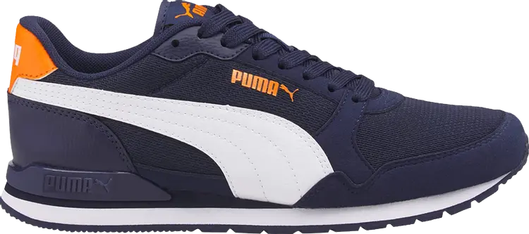 

Кроссовки Puma ST Runner v3 Mesh Big Kid Peacoat Vibrant Orange, синий