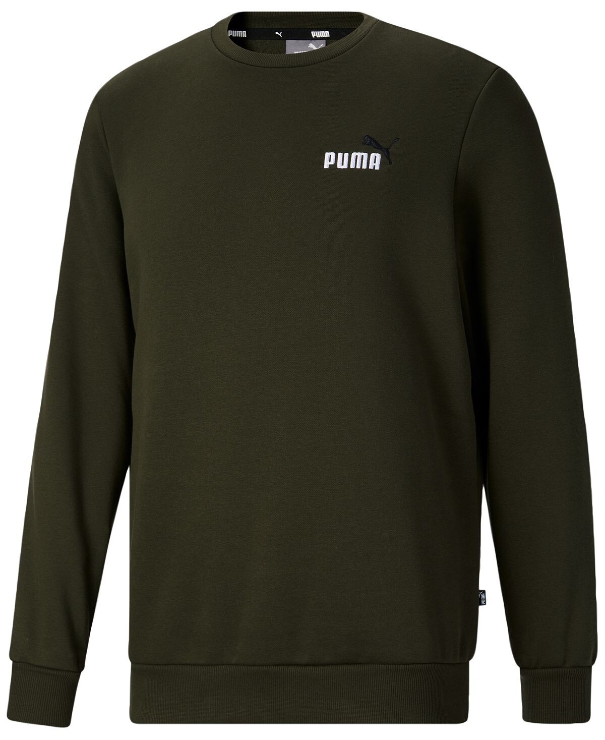 

Мужская толстовка Puma Embroidered-Logo Crewneck, темно-зеленый