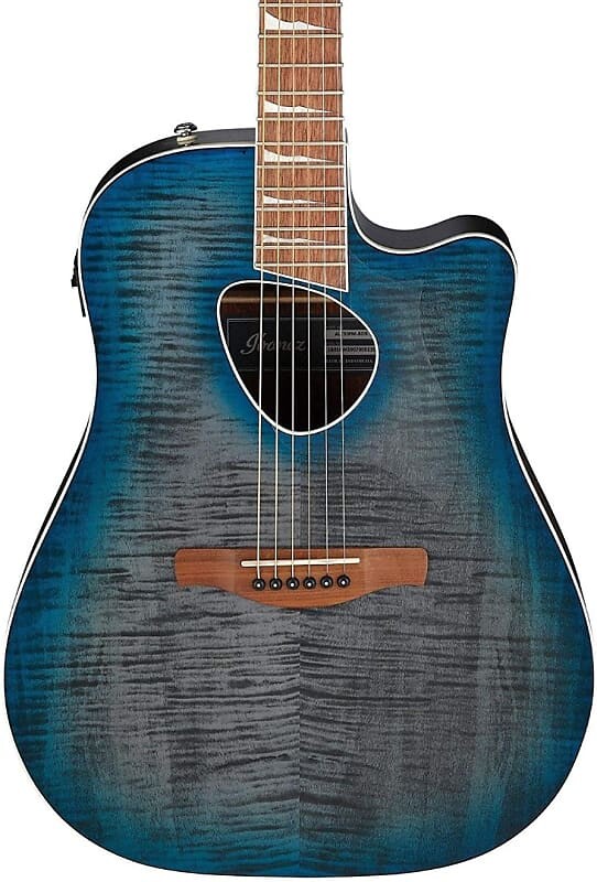 

Акустическая электрогитара Ibanez ALT30FMBDB Altstar, Flame Maple Blue Doom Burst