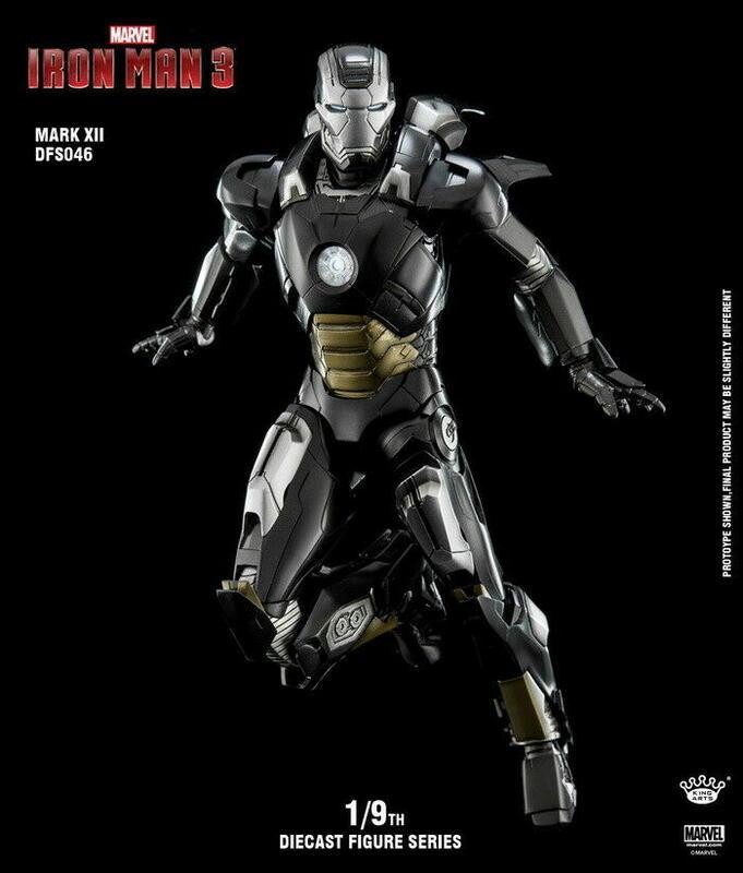 

Фигурка King Arts Marvel, 1:9 Scale Iron Man Mark XII Collectible, 24 см