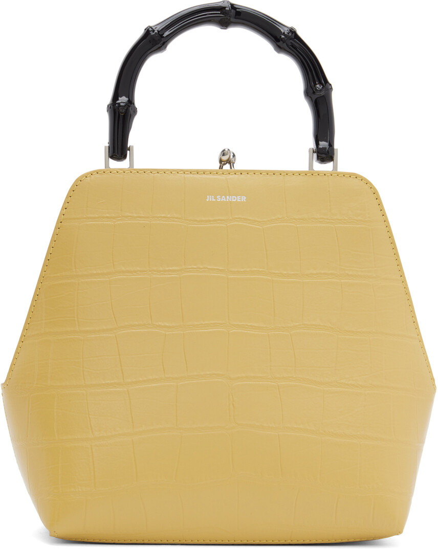 

Бежевая маленькая сумка Goji Jil Sander
