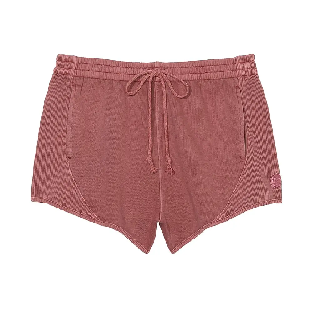 

Шорты Victoria's Secret Pink Premium Fleece Curved-hem, розовый