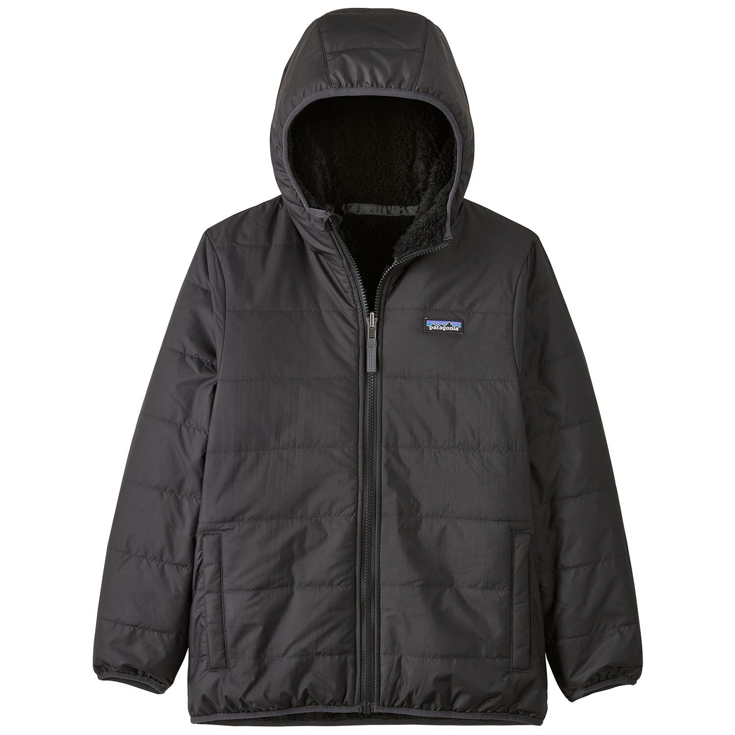 

Худи Patagonia Ready Freddy двусторонняя для мальчиков, черный