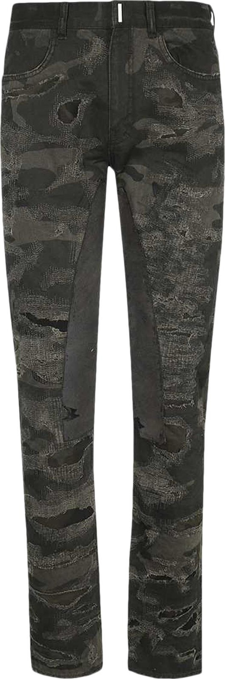 Брюки Givenchy Slim Fit Denim Trousers 'Brown/Khaki', коричневый - фото