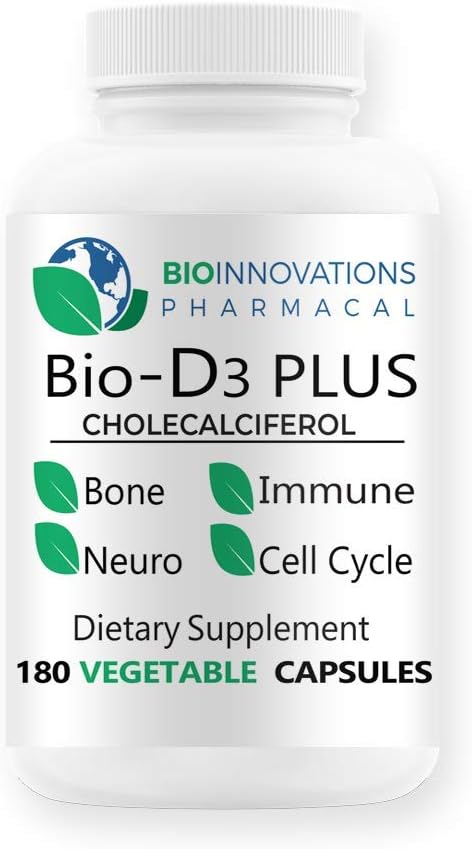 Bio-Innovations Pharmacal Био-D3 Плюс Бор Витамин К2 Магний и цинк, 180 капсул