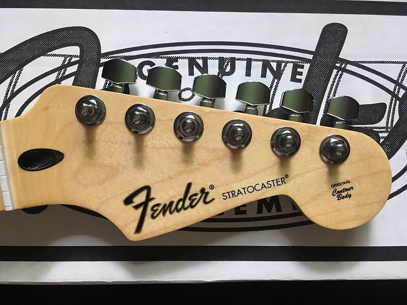 

НОВЫЙ ПОДЛИННЫЙ FENDER STANDARD MEDIUM JUMBO 9.5 STRATOCASTER MAPLE GUITAR NECK W Колки STRAT