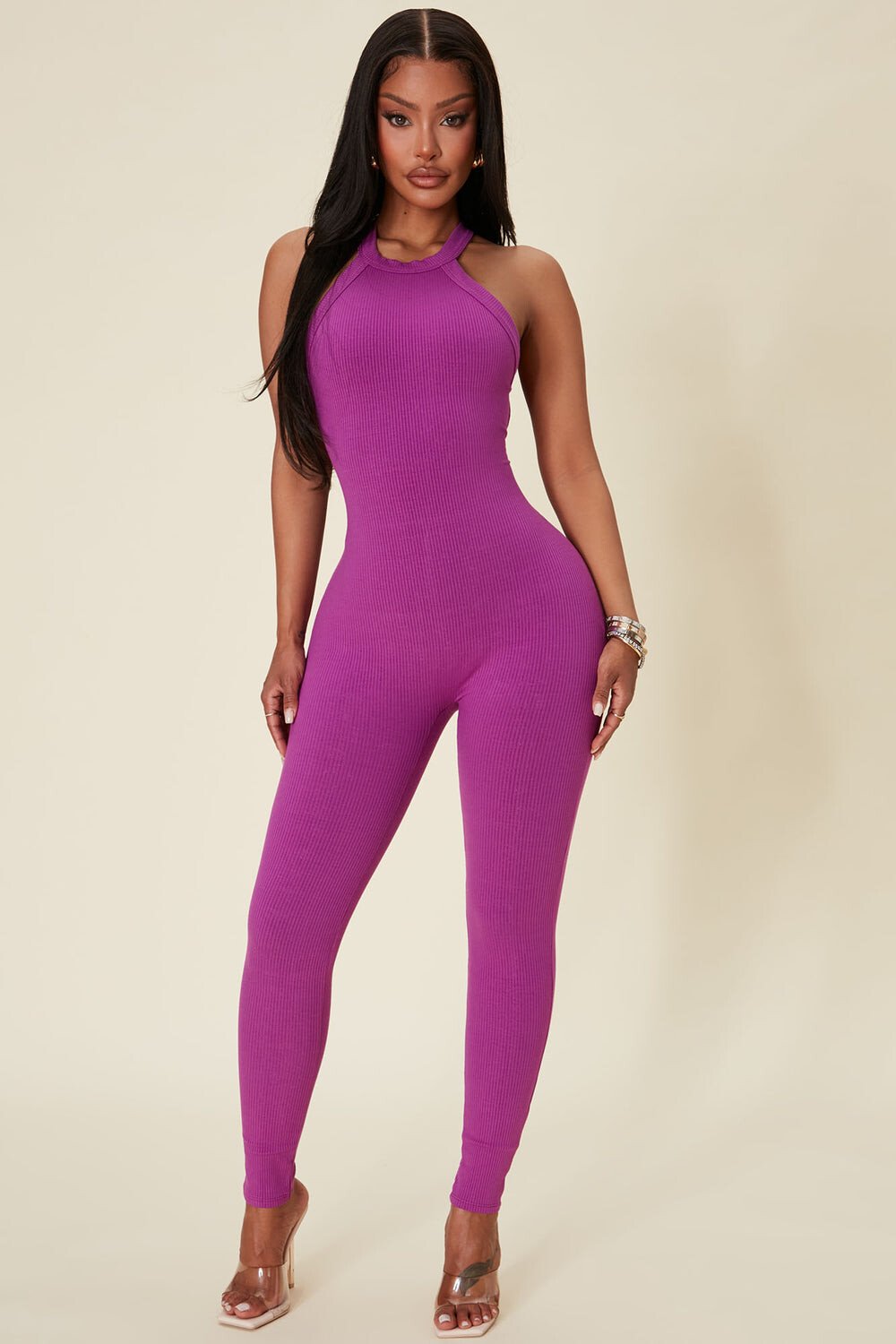 

Комбинезон Fashion Nova JP2293FN, пурпурный