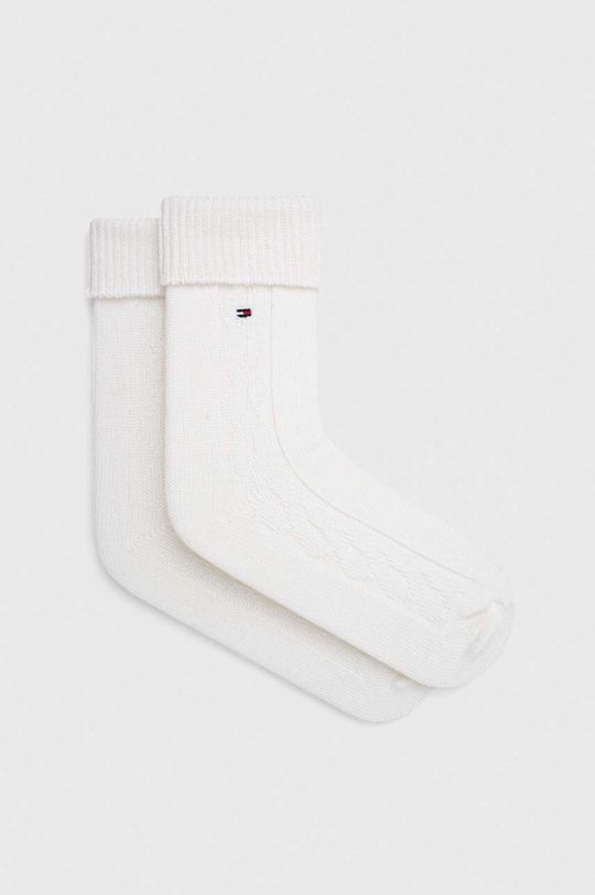 Носки из смесовой шерсти Tommy Hilfiger, белый
