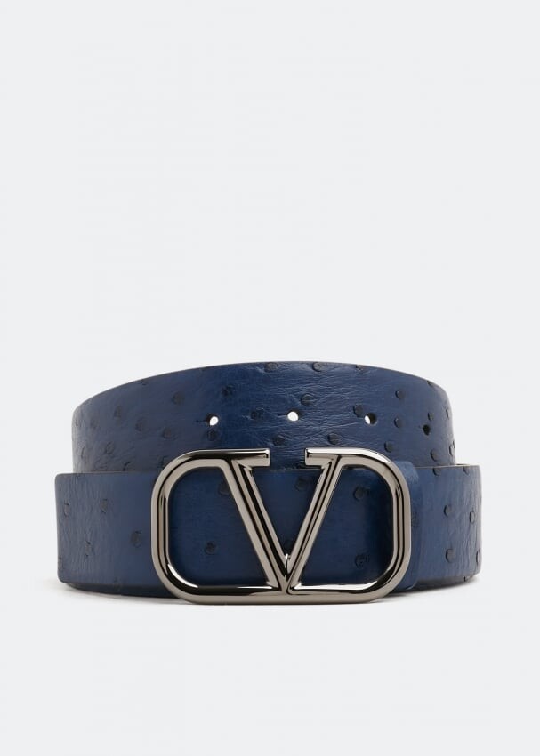 

Ремень VALENTINO GARAVANI VLogo Signature belt, синий