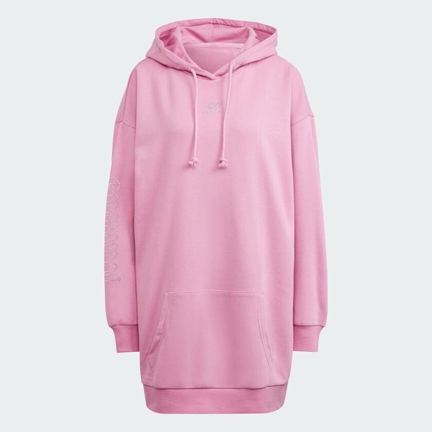 

Платье-худи Adidas Originals 2000 Luxe, розовато-сиреневый, Розовый