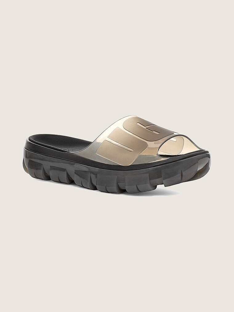 

Шлепанцы Ugg Jelly Clear, чёрный
