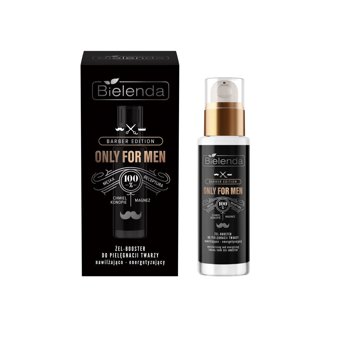 

Bielenda Only For Men Barber Edition увлажняющий и бодрящий гель-бустер 30мл