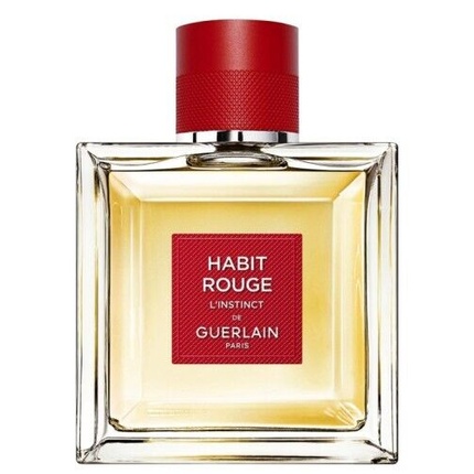 цена Habit Rouge L'Instinct Intense Guerlain EDT 3,3 унции 100 мл Authentic France