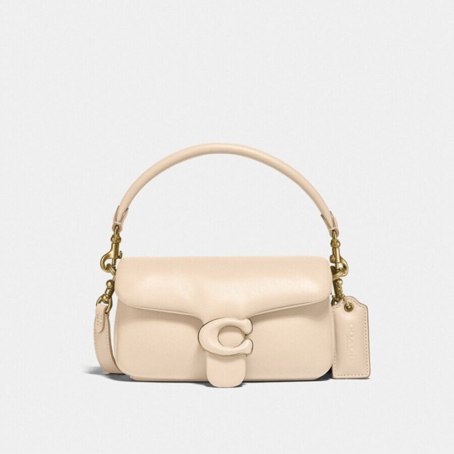 

Сумка Coach Outlet Pillow Tabby No. 18 Shoulder Crossbody, светло-бежевый