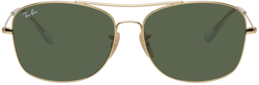 

Золотые солнцезащитные очки Caravan Ray-Ban
