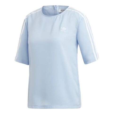 

Футболка Adidas originals 3 Stripes Printing Blue, Синий