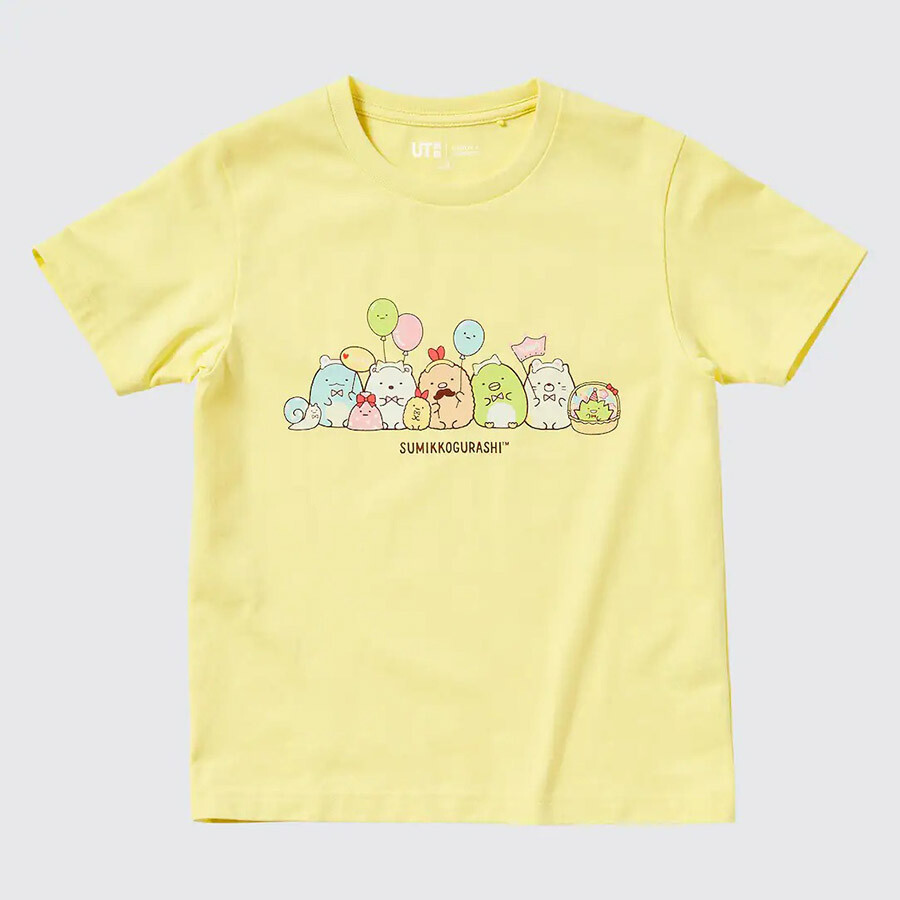 

Футболка Uniqlo UT Sumikkogurashi, желтый