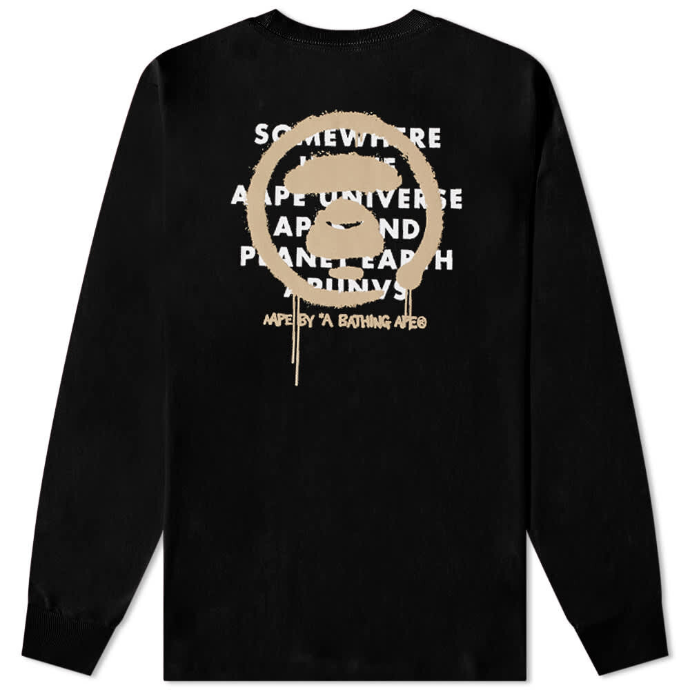 

Футболка с длинными рукавами APE AAPE by A Bathing Ape