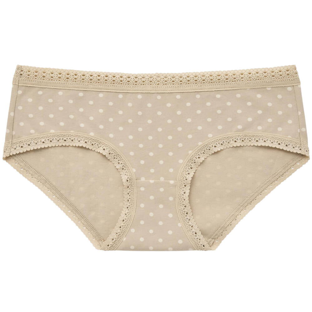 

Трусы Uniqlo Dotted Hiphugger, бежевый