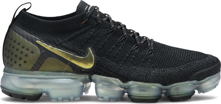 Nike Air VaporMax Flyknit 2 Black Gold CDEK.Shopping