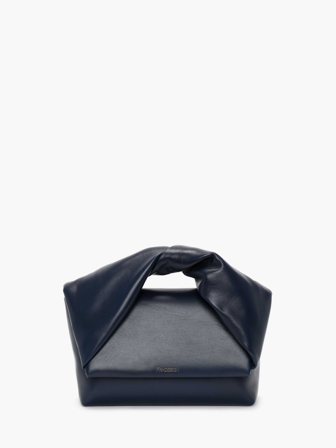 

Кожаная сумка с ручкой JW Anderson, темно-синий