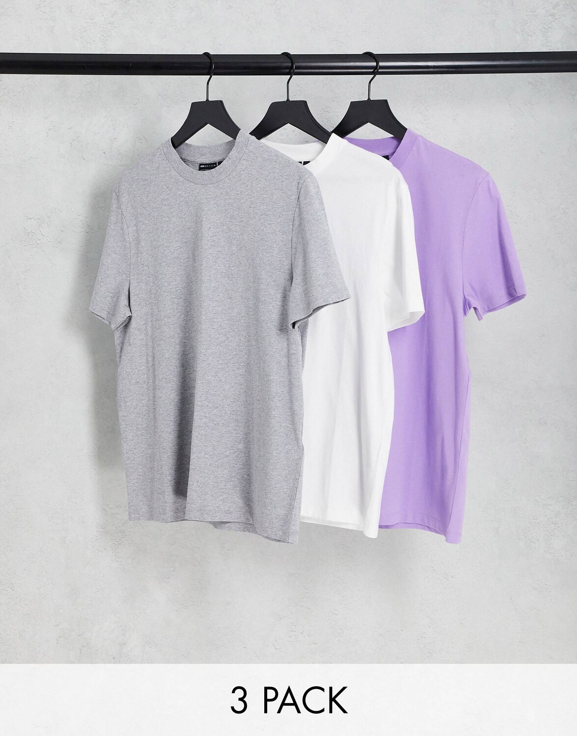 

Разноцветная футболка с круглым вырезом ASOS DESIGN 3